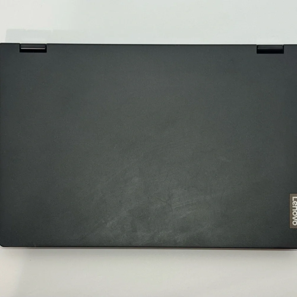 Lenovo Gray Laptop with Black Keyboard